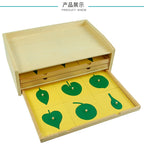 Leaf Cabinet 18 Insets Montessori Botany | Wooden Nature Learning Educational Toy
