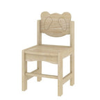 Wooden Animal Chair for Kids | Elephant Bear Panda Solid Beechwood Preschool Chair