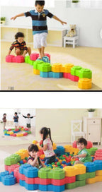 Hexagonal Giant Building Blocks Set 16 Pcs | Kids Creative Construction STEM Toy