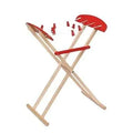 Kids Drying Cloth Rack | Wooden Pretend Play Laundry Stand Toy