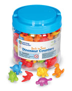 Back in Time Dinosaur Counters | 72 Pcs Math Counting & Sorting Educational Toy