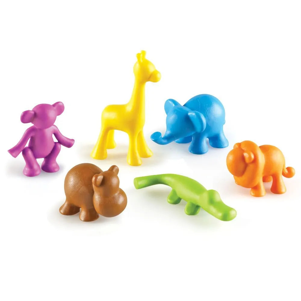 Wild About Animals Jungle Counters | 72 Pcs Counting & Sorting Toy for Kids