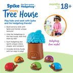 Spike Fine Motor Hedgehog Sensory Tree House | Kids Sensory Learning Toy Set