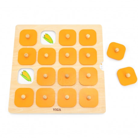 Wooden Memory Game Kids | Educational Matching & Concentration Toy