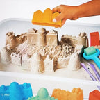 Kinetic Sensory Sand | Kids Mess-Free Tactile Play Sand 4 Colors