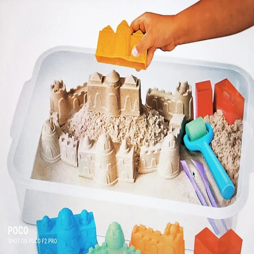 Mold &amp; Play Sensory Sand Set | Kids Creative Sand Art & Building Play Kit