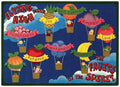 Fruits of the Spirit Play Mat Kids | Educational Classroom Floor Carpet