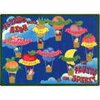 Fruits of the Spirit Play Mat Kids | Educational Classroom Floor Carpet