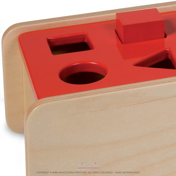 Wooden 3D Shape Box | Montessori Shape Sorting Toy for Toddlers 9M+