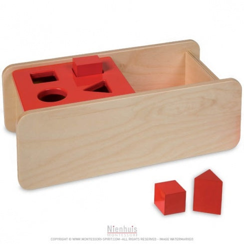 Wooden 3D Shape Box | Montessori Shape Sorting Toy for Toddlers 9M+
