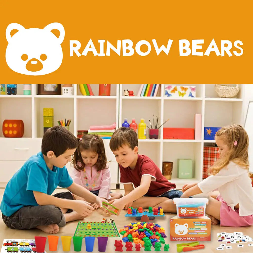 Rainbow Counting Bears STEM Toy | Sorting & Math Learning Game for Kids