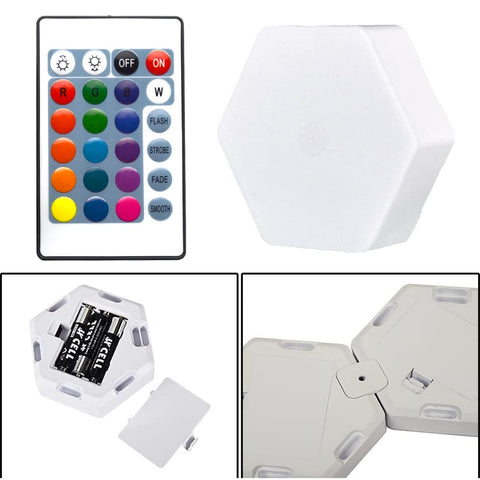 Bright Autism Tap Tap LED Lights 6 Pc | Sensory Wall Light Tiles for Kids