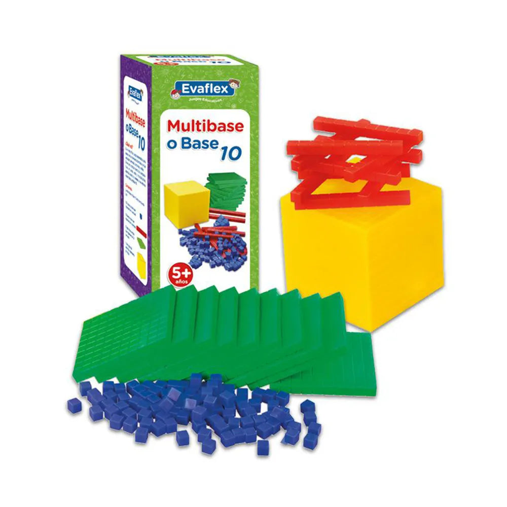 Base Ten Material Educational Math Blocks Set | Place Value Learning Toy for Kids