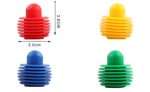 Edu Manipulative Shapes 100 PCS | Interlocking Building Fine Motor Skills Toy Set