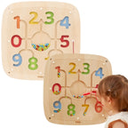 Counting & Color Sorting Wall Panel | Montessori Number Learning Toy for Kids