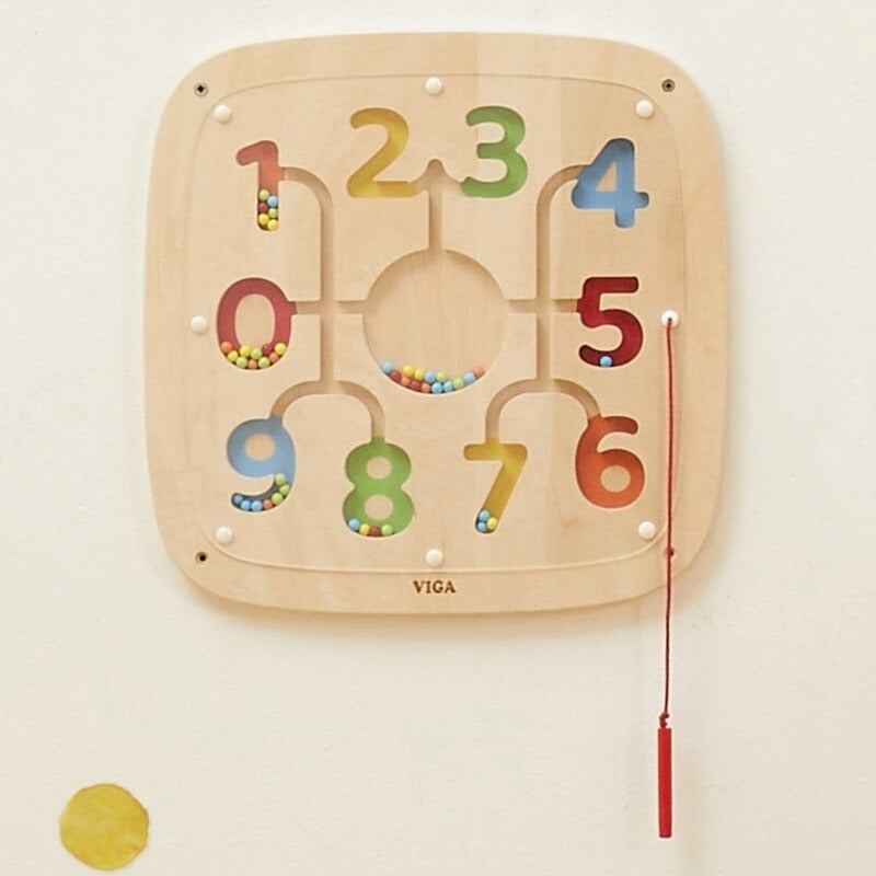 Counting & Color Sorting Wall Panel | Montessori Number Learning Toy for Kids