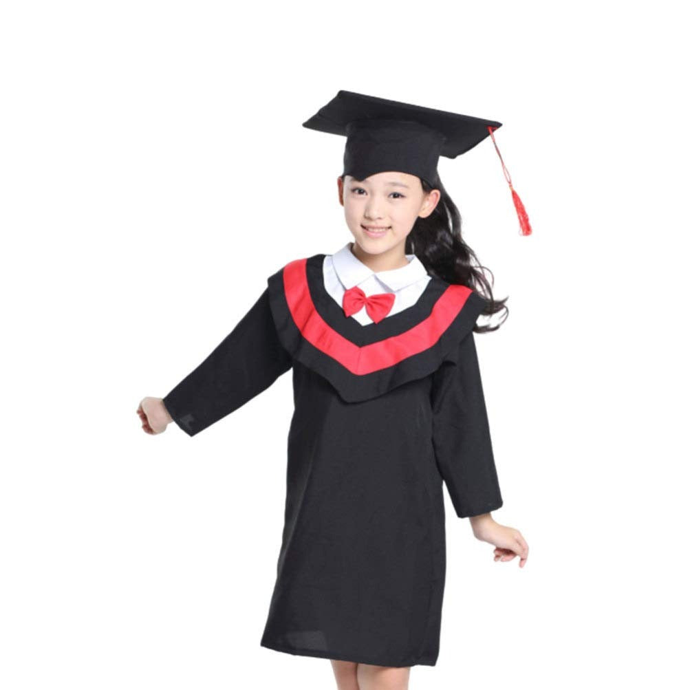 PhD Doctor Costume for Kids | Graduation Gown Set with Cap & Tassel