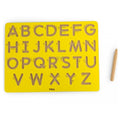 Uppercase Writing Tracing Board Kids | Montessori A–Z Pre-Writing Wooden Toy