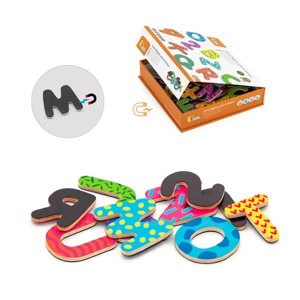 Magnetic Letters & Numbers 77 Pcs Set | Kids Alphabet &amp; Math Learning Toy