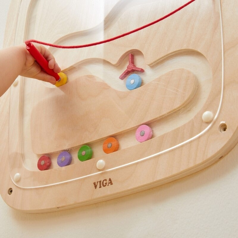 Gravity Flow Wall Activity Panel | Montessori STEM Learning Toy for Kids