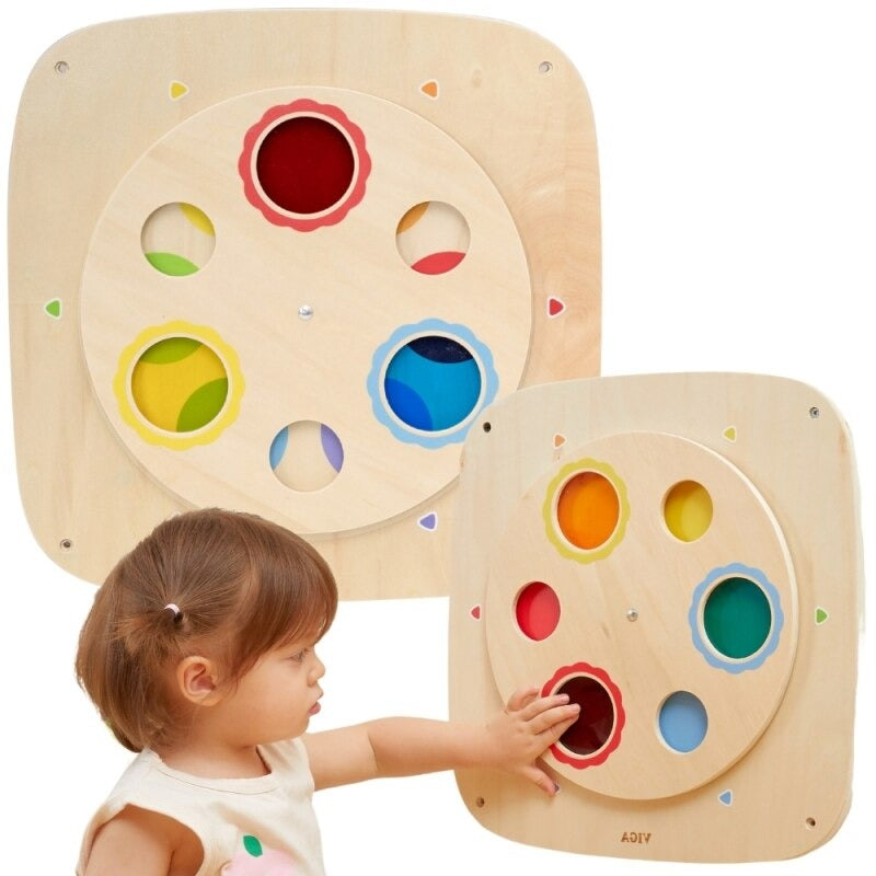Color Mix Wall Activity Panel | Montessori Color Mixing Learning Toy for Kids
