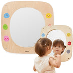 Mirror &amp; Emotions Wall Activity Panel | Montessori Emotional Learning Toy for Kids
