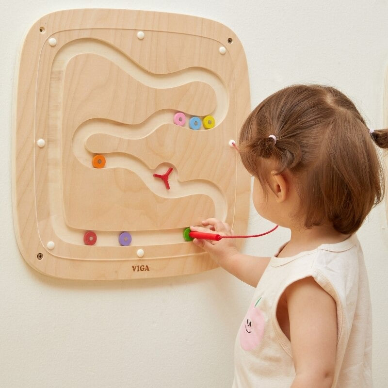 Gravity Flow Wall Activity Panel | Montessori STEM Learning Toy for Kids