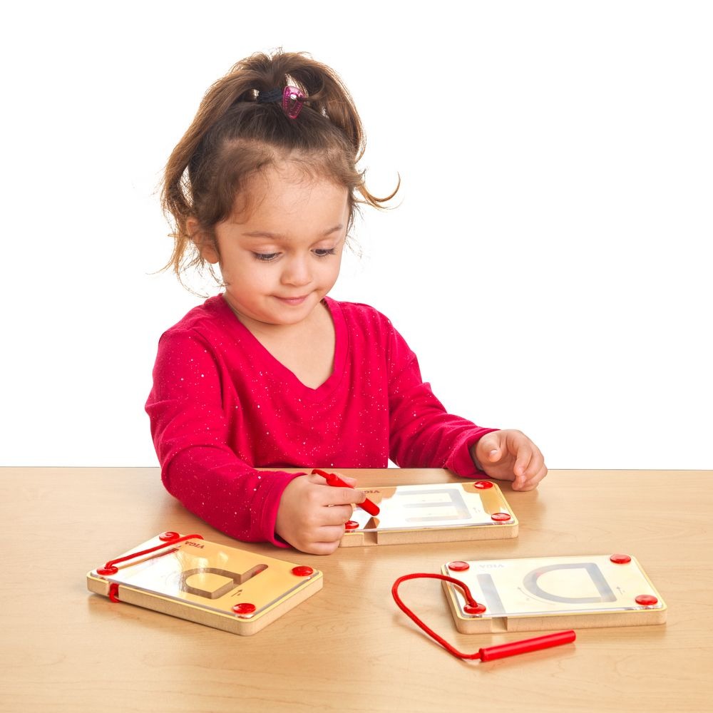 Magnetic Writing Boards Capital Letters | Alphabet Tracing Learning Toy for Kids