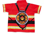 Firefighter Costume Set 8 Pcs | Kids Role Play Fire Rescue Dress Up Kit