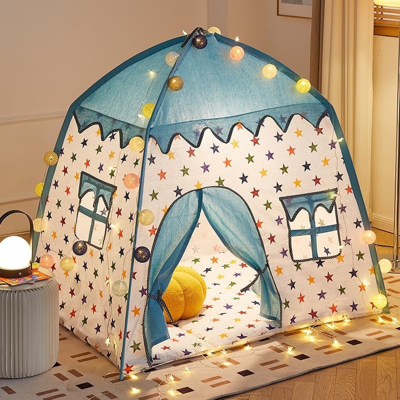 Kids Large Play Tent Castle Playhouse | Indoor Outdoor Kids Tent