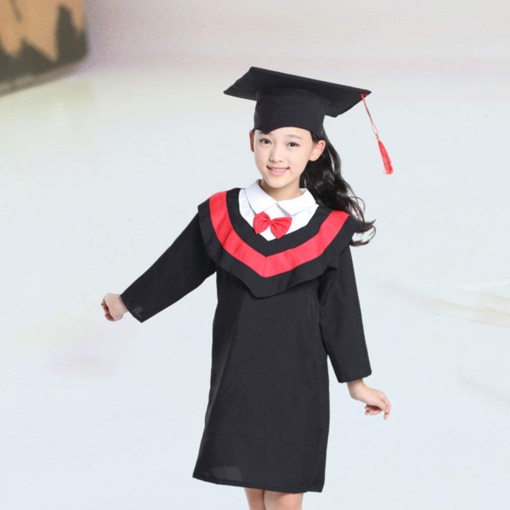 PhD Doctor Costume for Kids | Graduation Gown Set with Cap & Tassel