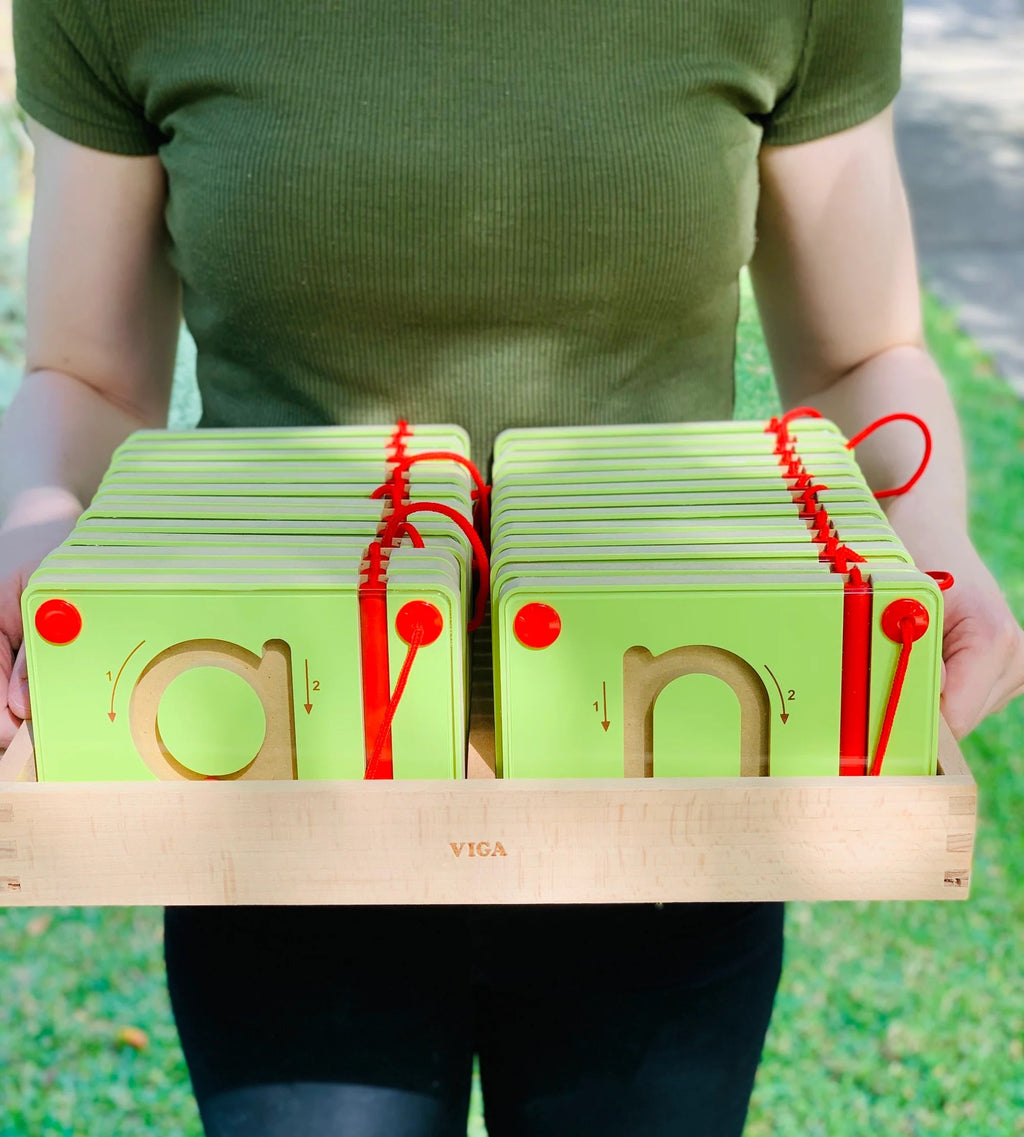 Magnetic Writing Boards Lowercase Letters | Tracing Alphabet Learning Toy for Kids