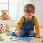 Transportation Tracing Board Kids | Montessori Pre-Writing & Learning Toy