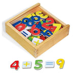 Magnetic Letters 52 Pcs Set | Wooden Alphabet Learning Toy for Kids