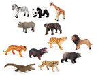 Jungle Safari Animal Set of 12 | Wild Animal Toys for Kids Educational Play Set
