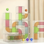 Building Blocks Pipeline 24 Pcs | Marble Run STEM Construction Toy for Kids