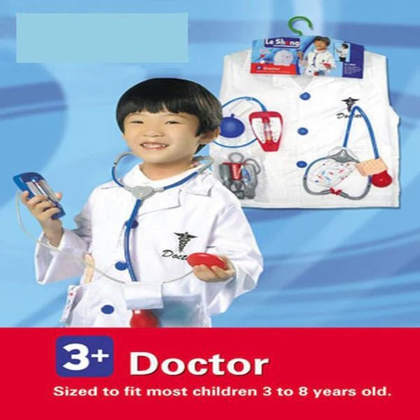 Doctor Dress Up Set for Kids | Medical Role Play Costume & Accessories Kit