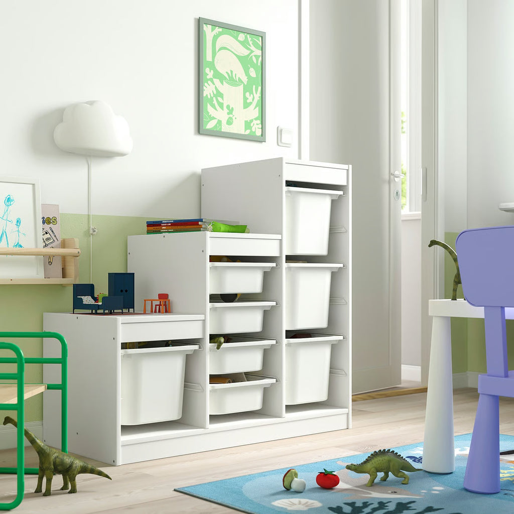 Classroom Storage Bin Unit | Kids Toy Organizer Rack for School & Preschool
