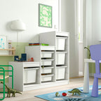 Classroom Storage Bin Unit | Kids Toy Organizer Rack for School & Preschool