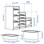 Classroom Storage Bin Unit | Kids Toy Organizer Rack for School & Preschool