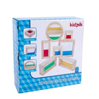 Sensory Liquid Blocks 8 Pcs | Wooden Montessori Sensory Toy for Kids