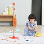 Wooden Cleaning Tool Set | Kids Pretend Play Housekeeping Toy Set
