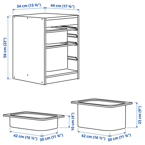 Classroom Storage Bin Unit | Kids Toy Organizer Rack for Schools & Daycare