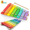 Wooden Xylophone Kids Toy 8 Notes | Montessori Musical Learning Instrument