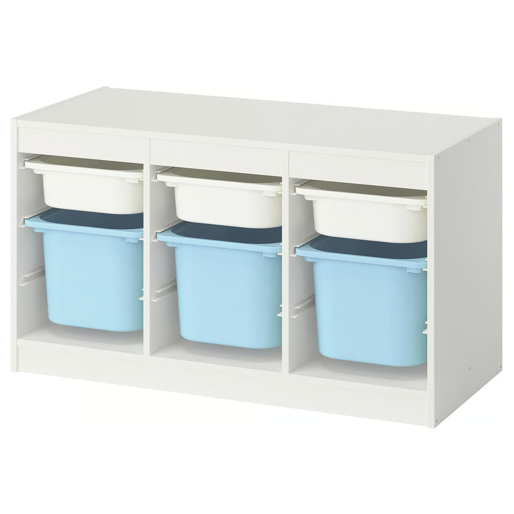 3 Column Classroom Storage Bin Unit | Kids Toy Organizer Rack for Schools & Daycare