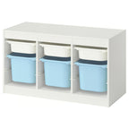 3 Column Classroom Storage Bin Unit | Kids Toy Organizer Rack for Schools & Daycare