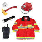 Firefighter Costume Set for Kids | Dress-Up Role Play Fireman Toy Kit
