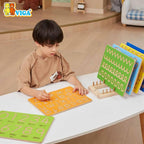 Number Tracing Board 0–9 Kids | Montessori Wooden Writing Practice Toy