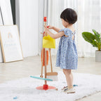 Wooden Cleaning Tool Set | Kids Pretend Play Housekeeping Toy Set