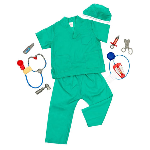 Surgeon Dress Up Set for Kids | Medical Role Play Costume with Accessories